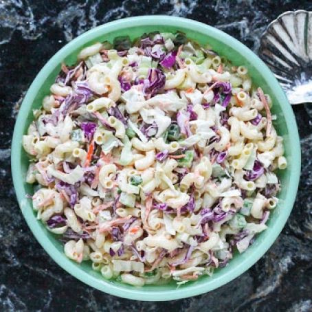 Macaroni Slaw, GF & FODMAP